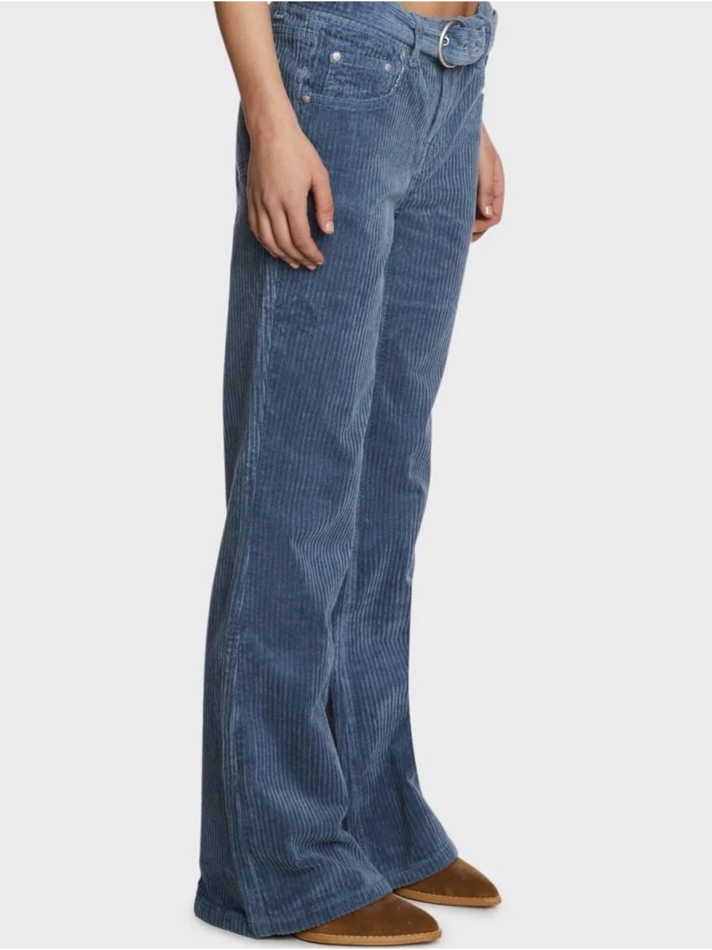 Milk It Blue Corduroy Flare Jeans - Picture 2 of 7